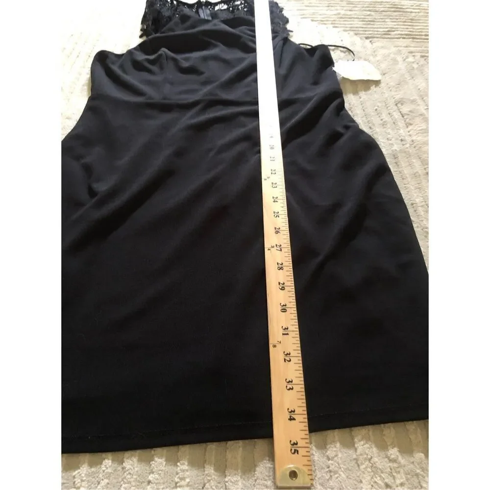 Altar’d State Black Lace Sheath Dress NWT Sleeveless Size L